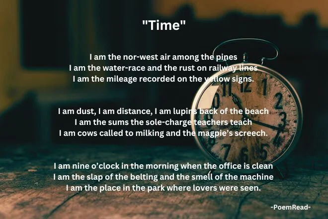 Experience Allen Curnow's 'Time,' a journey through the abstract concept of time, its role in shaping memories, and its universal significance.