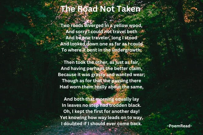 "The Road Not Taken" by Robert Frost takes readers on an iconic journey through decisions, regrets, and the lasting consequences of chosen paths.

